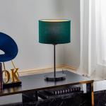 Reduzierte Dunkelgrüne Tischlampen & Tischleuchten aus Textil 