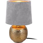 Goldene Reality Leuchten Runde Tischlampen & Tischleuchten aus Keramik 