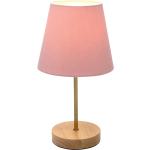Reduzierte Pinke Nachttischlampen & Nachttischleuchten aus Textil 