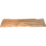 Hellbraune Moderne SAM Tischplatten aus Massivholz Breite 150-200cm, Höhe 200-250cm, Tiefe 0-50cm 