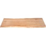 Hellbraune Moderne SAM Tischplatten aus Massivholz Breite 150-200cm, Höhe 200-250cm, Tiefe 50-100cm 