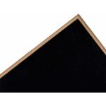 Schwarze Richard Lampert Runde Schreibtischplatten aus Massivholz Breite 150-200cm, Höhe 150-200cm, Tiefe 0-50cm 