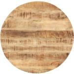 Reduzierte Rustikale Runde Tischplatten 25 cm aus Massivholz 