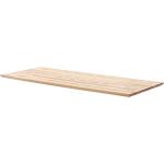 Braune Naturoo Tischplatten aus Massivholz Breite 200-250cm, Höhe 0-50cm, Tiefe 50-100cm 