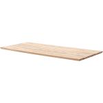 Braune Naturoo Tischplatten aus Massivholz Breite 150-200cm, Höhe 0-50cm, Tiefe 50-100cm 