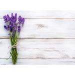 Reduzierte Lavendelfarbene Tischsets & Platzsets aus Holz 12-teilig 