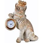 Tischuhr Katzenprinzessin Uhr Katze mit Krone Kami
