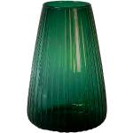 Grüne 30 cm XLBoom Tischvasen aus Glas mundgeblasen 