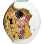 Goldene 14 cm Goebel Gustav Klimt Tischvasen 