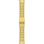 Gelbe Tissot T-Classic Armbanduhren aus Edelstahl mit Chronograph-Zifferblatt mit Metallarmband 