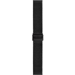 Schwarze Tissot T-Classic Armbanduhren aus Edelstahl mit Chronograph-Zifferblatt mit Metallarmband 