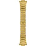 Gelbe Tissot PRX Armbanduhren aus Edelstahl mit Metallarmband 