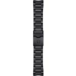 Schwarze Tissot Quarz Armbanduhren aus Edelstahl mit Chronograph-Zifferblatt mit Metallarmband 