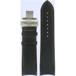 Schwarze Tissot Couturier Automatik Uhrenarmbänder aus Leder mit Chronograph-Zifferblatt mit Lederarmband 