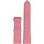 Rosa Tissot Uhrenarmbänder aus Leder mit Chronograph-Zifferblatt mit Lederarmband 