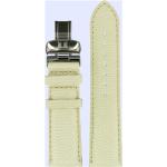 Weiße Tissot PRC 200 Automatik Armbanduhren aus Leder mit Chronograph-Zifferblatt mit Lederarmband 