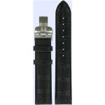 Schwarze Tissot PRC 200 Automatik Uhrenarmbänder aus Leder mit Lederarmband 