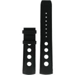 Schwarze Tissot PRS 516 Automatik Uhrenarmbänder aus Leder mit Lederarmband 