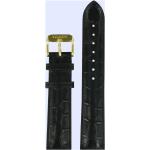 Schwarze Retro Tissot Uhrenarmbänder aus Leder mit Lederarmband 