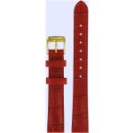 Rote Tissot Uhrenarmbänder aus Leder mit Lederarmband 