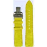 Gelbe Tissot T-Touch Uhrenarmbänder aus Leder mit Lederarmband 