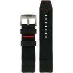 Schwarze Tissot T-Touch Solar Uhrenarmbänder aus Leder mit Lederarmband 