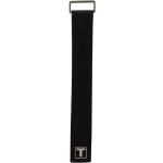 Schwarze Tissot T-Touch Solar Armbanduhren aus Leder mit Lederarmband 
