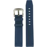 Blaue Tissot T-Touch Lady Solar Damenarmbanduhren aus Leder mit Lederarmband 