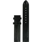 Schwarze Tissot Cera Uhrenarmbänder aus Leder mit Lederarmband 