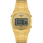 Tissot PRX Quarz Armbanduhren mit Digital-Zifferblatt 