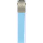 Blaue Tissot T-Race Taschenuhren aus Edelstahl mit Silikonarmband 