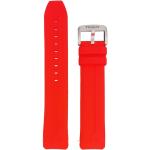 Rote Tissot T-Touch Taschenuhren aus Silikon mit Silikonarmband 