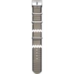Graue Tissot Quickster Uhrenarmbänder aus Textil mit NATO-Armband 
