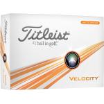 Titleist Velocity 2024 Golfbälle, 12 Stück Ballfarbe Orange