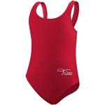 Rote Sportliche Sportbadeanzüge & Schwimmanzüge für Kinder für Mädchen 1-teilig 