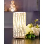 Lunartec Deko Leuchten: Kabellose LED-Dekoleuchten aus Keramik im 2er-Set ( Kabellose LED Kugellampe)
