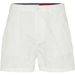 Weiße Tommy Hilfiger TOMMY JEANS Chino-Shorts mit Reißverschluss aus Baumwolle für Damen Größe XXL 