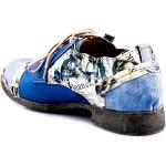Blaue TMA Lederschuhe & Kunstlederschuhe mit Schnürsenkel aus Leder für Damen Größe 40 