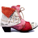 TMA 5330 Damen Boots Schuhe Damenschuh Stiefel Stiefeletten red