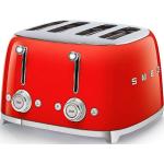 Reduzierte Rote smeg Toaster aus Edelstahl 