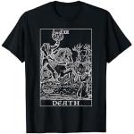 Tod Tarotkarte Headless Horseman Gothic Halloween Horror T-Shirt
