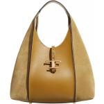 Tod's Hobo Bag - T Timeless Hobo Bag In Smooth Leather And Suede - Gr. unisize - in Grün - für Damen