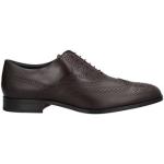 Reduzierte Dunkelbraune Business Tod's Runde Hochzeitsschuhe & Oxford Schuhe mit Schnürsenkel aus Nubukleder für Herren Größe 43,5 
