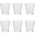 Reduzierte Weiße Tognana Gläser & Trinkgläser aus Glas 6-teilig 
