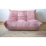 Pinke Zweisitzer-Sofas aus Stoff Breite 100-150cm, Höhe 100-150cm, Tiefe 50-100cm 2 Personen 