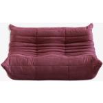 Pinke Zweisitzer-Sofas aus Leder Breite 100-150cm, Höhe 100-150cm, Tiefe 50-100cm 2 Personen 
