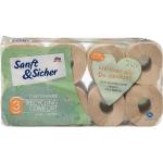 Sanft&Sicher 3-lagiges Toilettenpapier 
