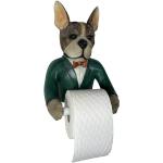 Vintage Toilettenpapierhalter & WC Rollenhalter  mit Hundemotiv 