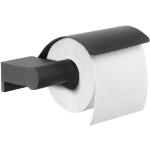 Schwarze TIGER BATHROOMDESIGN Bold Toilettenpapierhalter & WC Rollenhalter  