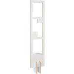 Weiße Minimalistische Tojo Büchertürme aus Holz Breite 0-50cm, Höhe 100-150cm, Tiefe 0-50cm 